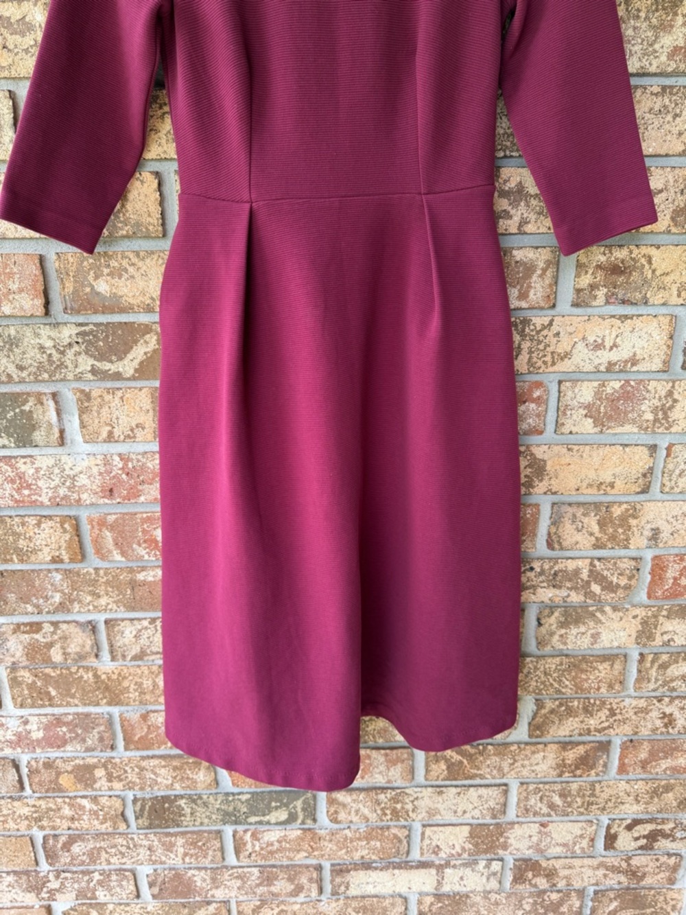 Boden Violet Ottoman Dress Women’s Size 6 Regular Ruby Color Pockets Beautiful! - Picture 4 of 11